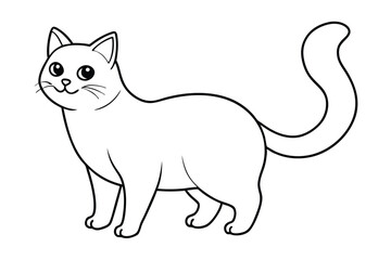 Cute animal Vector art in Illustration on a White Background