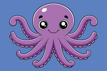 Cute animal Vector art in Illustration on a White Background