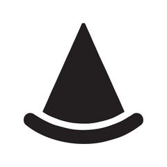 Fototapeta premium Party Hat happy vector, silhouette, illustration 
