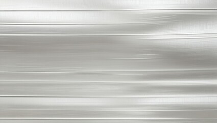 Obraz premium Abstract, blurred horizontal lines, grayscale, metallic texture, brushed steel effect, minimalist, soft focus, ethereal, muted tones, subtle light reflections, smooth gradient, industrial aesthetic, m