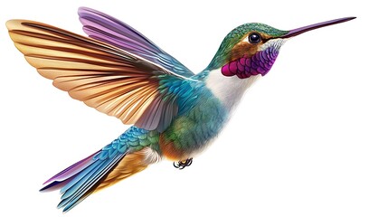 hummingbird in flight