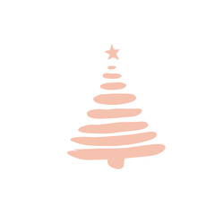 Christmas Tree vector icon