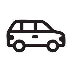 Minimalist Car Vector Icons | Automobile Illustrations for Transport and Design Projects
