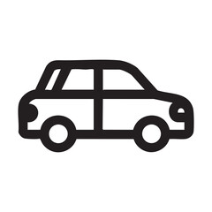 Minimalist Car Vector Icons | Automobile Illustrations for Transport and Design Projects