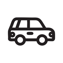 Minimalist Car Vector Icons | Automobile Illustrations for Transport and Design Projects