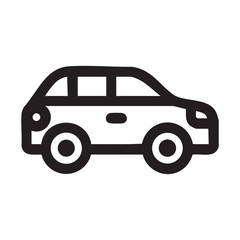 Minimalist Car Vector Icons | Automobile Illustrations for Transport and Design Projects
