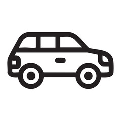 Minimalist Car Vector Icons | Automobile Illustrations for Transport and Design Projects
