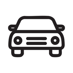 Minimalist Car Vector Icons | Automobile Illustrations for Transport and Design Projects
