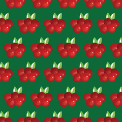seamless pattern with apples