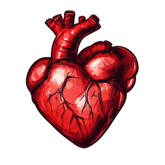 vector art minimal a shaped of heart on a transparent background