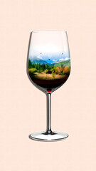 glass of wine