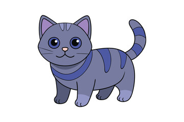 Cute Animal Vector art in Illustration on a White Background