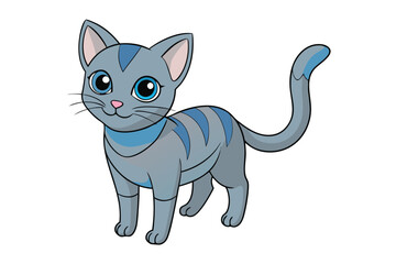 Cute Animal Vector art in Illustration on a White Background