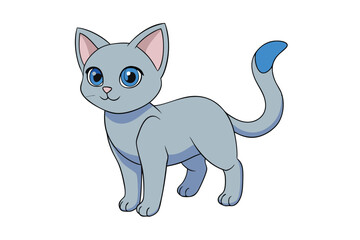 Obraz premium Cute Animal Vector art in Illustration on a White Background