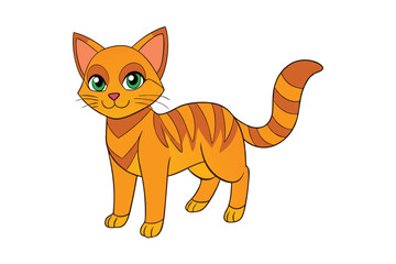 Cute Animal Vector art in Illustration on a White Background