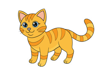 Cute Animal Vector art in Illustration on a White Background