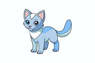 Cute Animal Vector art in Illustration on a White Background