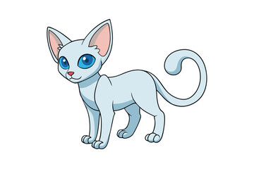 Obraz premium Cute Animal Vector art in Illustration on a White Background