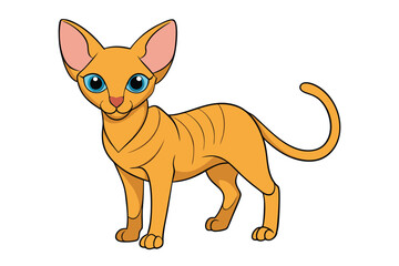 Cute Animal Vector art in Illustration on a White Background