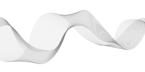 Abstract vertical glow wavy stripes, abstract white black background with wavy lines, Smooth curved lines overlapping and creating a flowing ribbon effect, minimalistic vector illustration featuring.