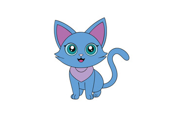 Cute Animal Vector art in Illustration on a White Background
