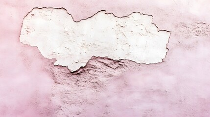 Obraz premium Pink Wall Texture with Peeling Paint Abstract Background