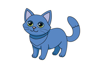 Cute Animal Vector art in Illustration on a White Background

