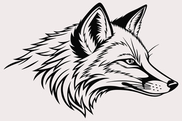 A minimalist black and white silhouette of a Rose