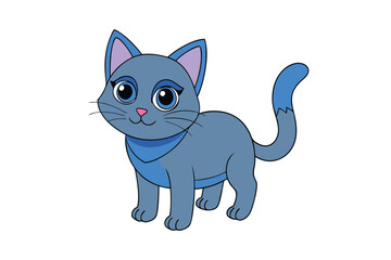 Cute Animal Vector art in Illustration on a White Background
