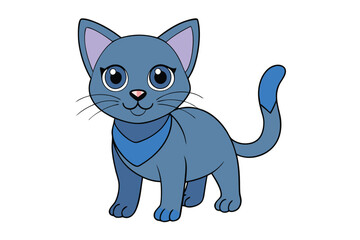 Cute Animal Vector art in Illustration on a White Background