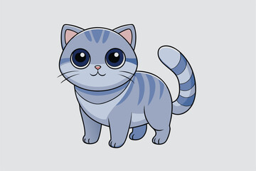 Cute Animal Vector art in Illustration on a White Background
