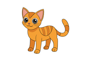 Cute Animal Vector art in Illustration on a White Background
