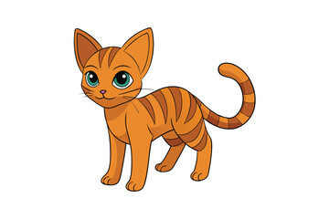 Cute Animal Vector art in Illustration on a White Background
