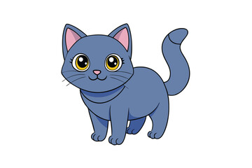 Cute Animal Vector art in Illustration on a White Background
