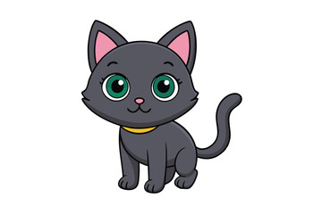 Cute Animal Vector art in Illustration on a White Background