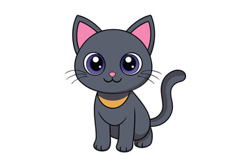 Cute Animal Vector art in Illustration on a White Background