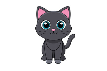 Cute Animal Vector art in Illustration on a White Background