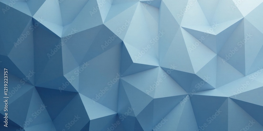 Poster abstract blue polygonal surface texture a modern geometric design for backgrounds and presentations
