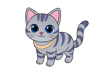 Cute Animal Vector art in Illustration on a White Background