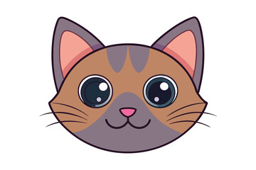 Cute Animal Vector art in Illustration on a White Background