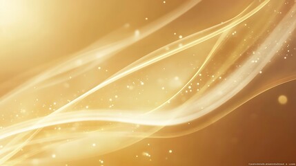 Fototapeta premium Abstract Golden Waves Background Design