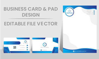 Business card & Business pad design