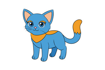 Cute Animal Vector art in Illustration on a White Background