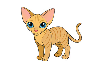 Cute Animal Vector art in Illustration on a White Background