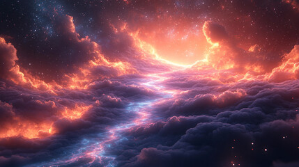 sunrise in space