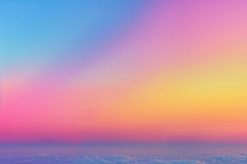 Minimalist abstract of soft gradient transitions between pastel colors, water view