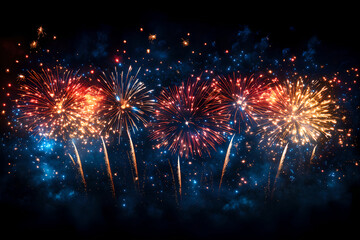 fireworks in the sky