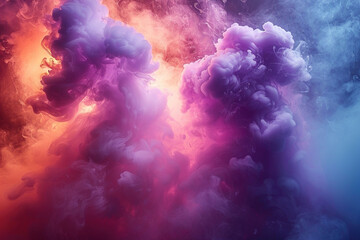 Minimalist abstract of soft gradient transitions between pastel colors