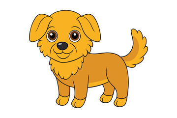 Cute Animal Vector art in Illustration on a White Background