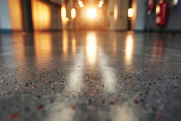 Close-up of smooth concrete surface with subtle texture, highlighting fine details and natural imperfections